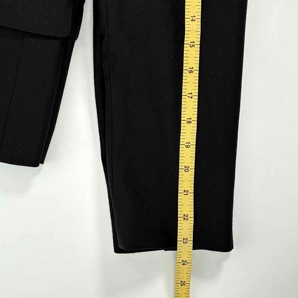 J. Crew Women's Black Wool Blend Original Schoolboy Blazer - Size 8 - Picture 8 of 10
